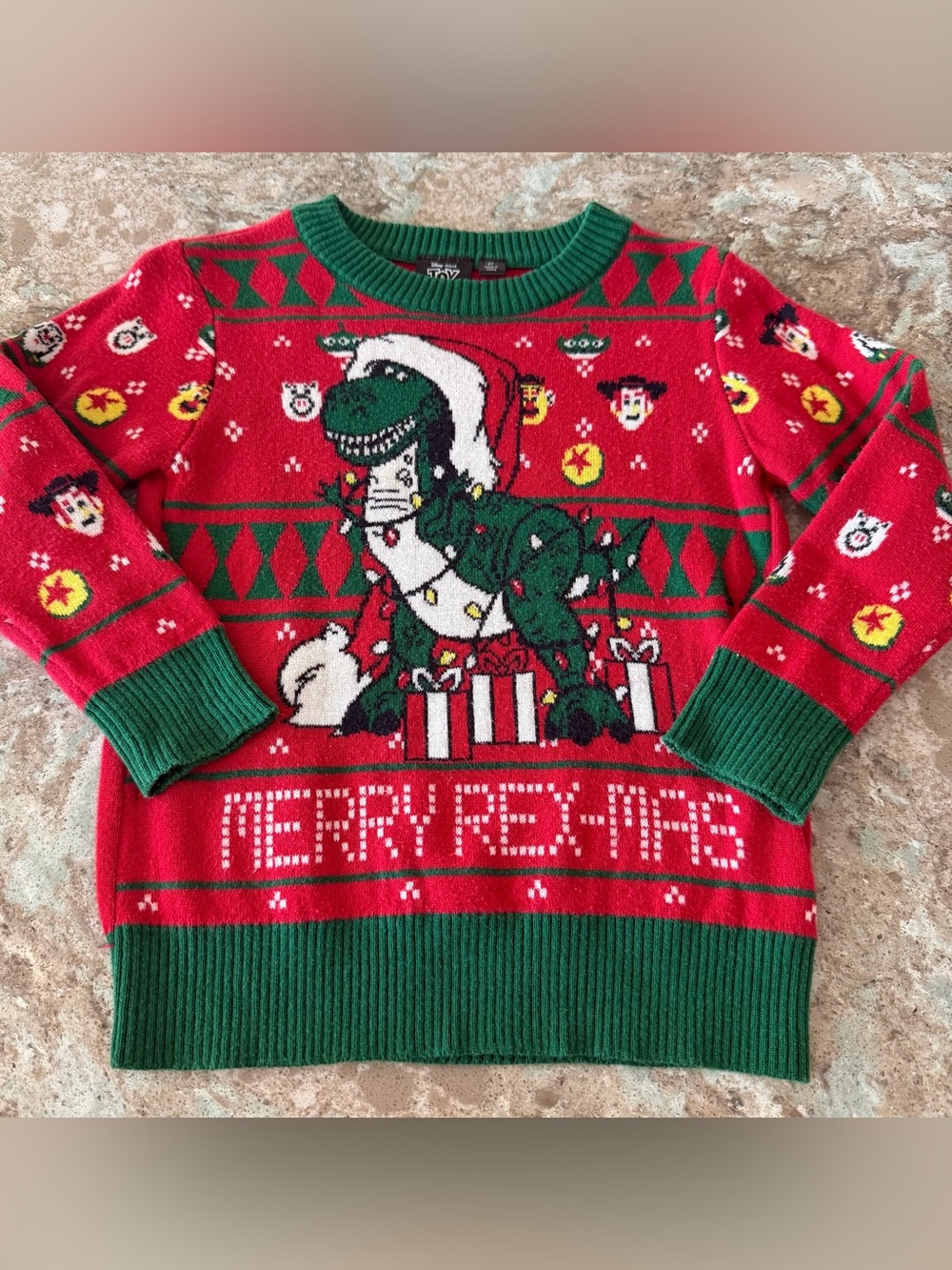 Toy Story Christmas Sweater 2T
